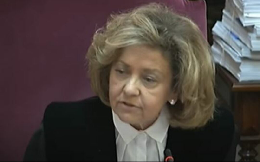 Consuelo Madrigal, uno de los fiscales del ‘Procés’, es denunciada por ACODAP por prevaricación.
