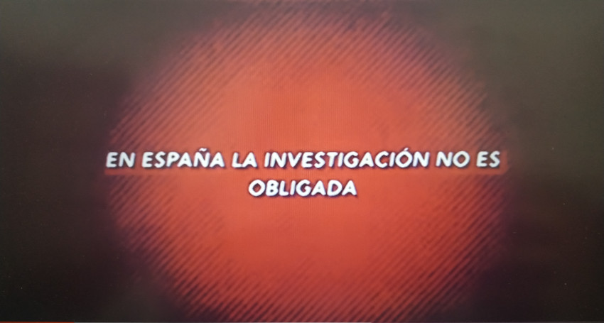 En España la investigación no es obligada
