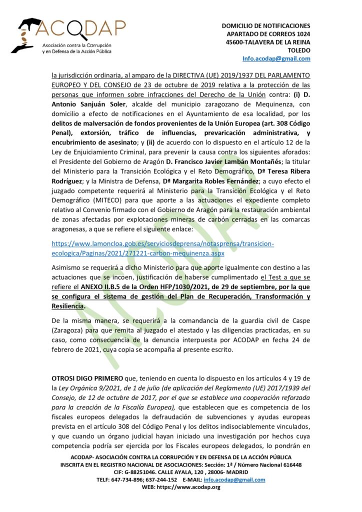 Denuncia FISCALIA FONDOS EUROPEOS MEQUINENZA.- firmada_page-0006