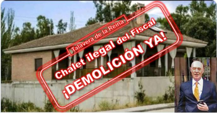 Chalet ilegal del fiscal